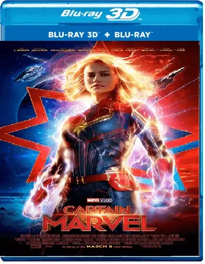 Captain Marvel 3D Blu Ray 2019