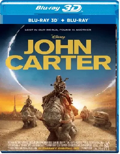 John Carter 3D Blu Ray 2012