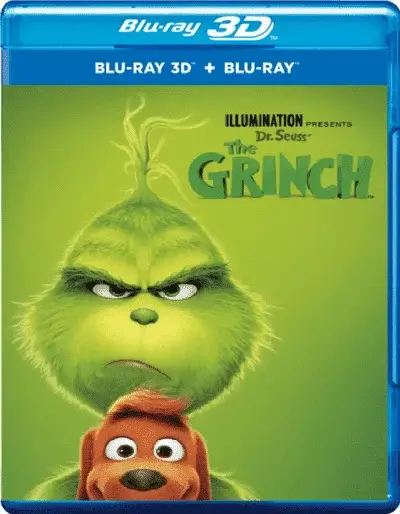 The Grinch 3D Blu Ray 2018