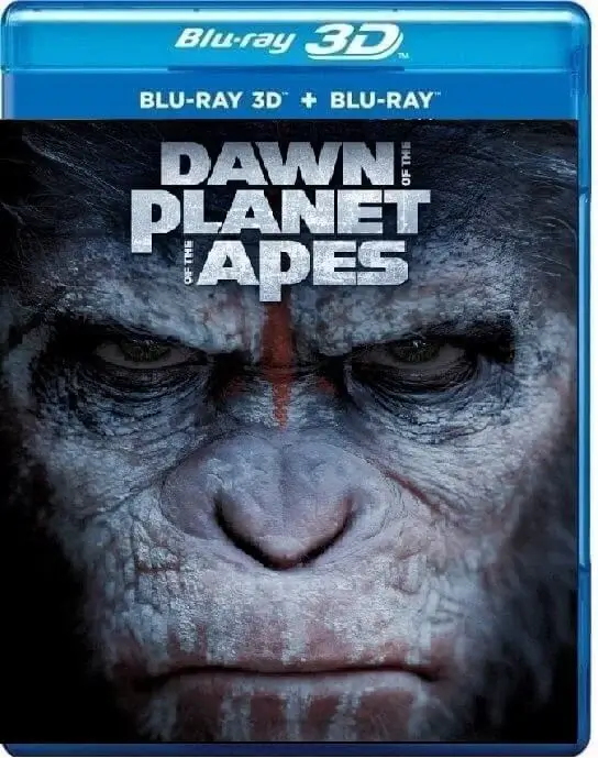Dawn of the Planet of the Apes 3D Blu Ray 2014