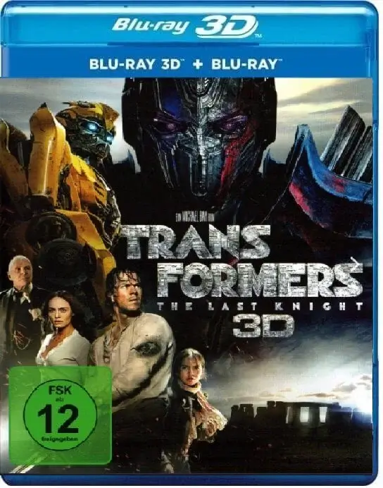 Transformers The Last Knight 3D Blu Ray 2017