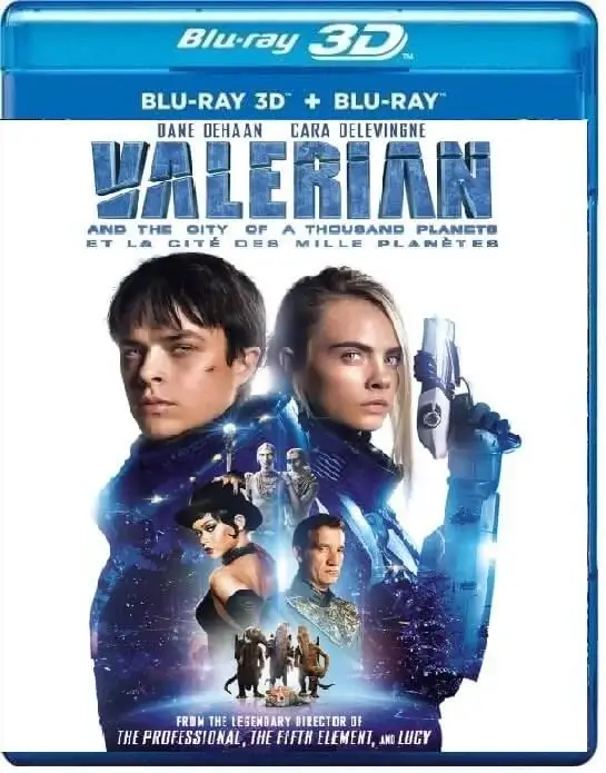 Valerian and the City of a Thousand Planets - 3D Blu Ray 2017