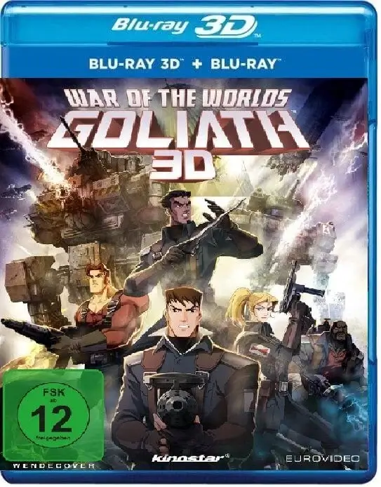 War of the Worlds: Goliath 3D Blu Ray 2012