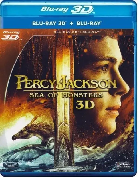 Percy Jackson: Sea of Monsters 3D Blu Ray 2013
