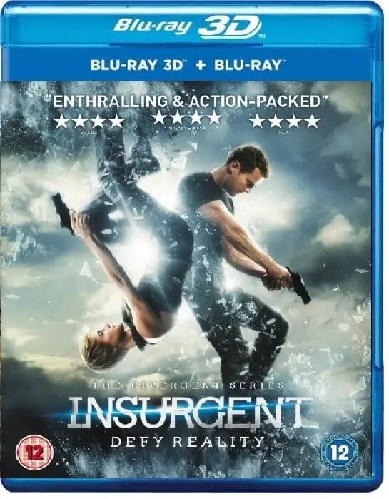 Insurgent 3D Blu Ray 2015