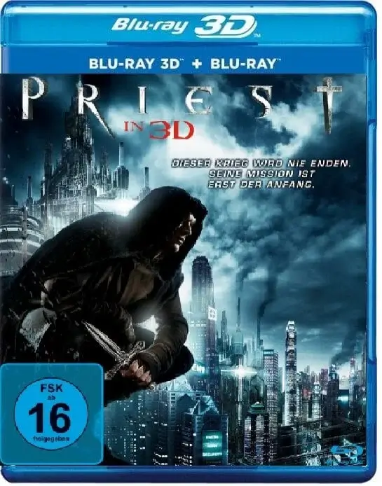 Priest 3D Blu Ray 2011