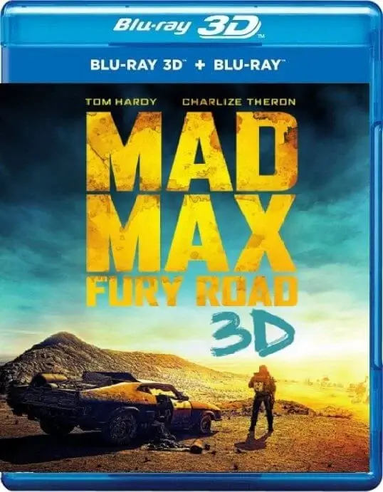 Mad Max: Fury Road 3D Blu Ray 2015