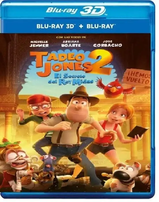 Tad the Lost Explorer and the Secret of King Midas 3D Blu Ray 2017