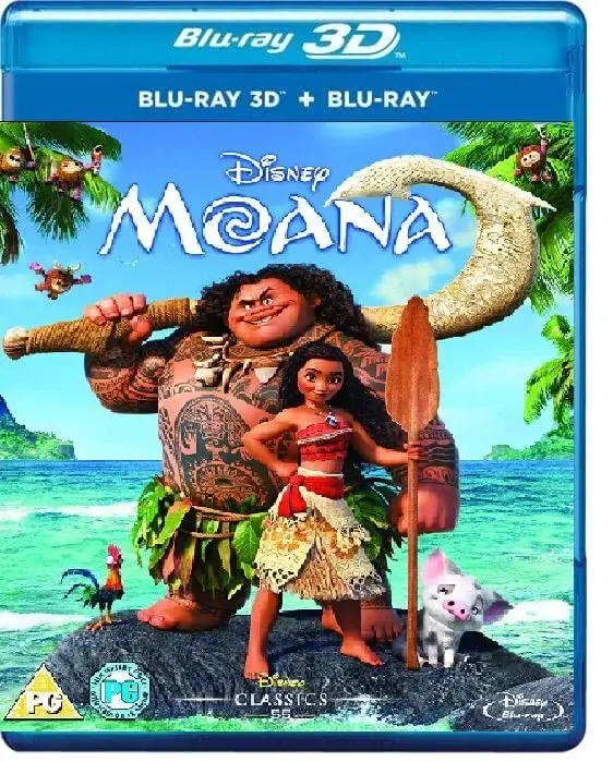 Moana 3D Blu Ray 2016