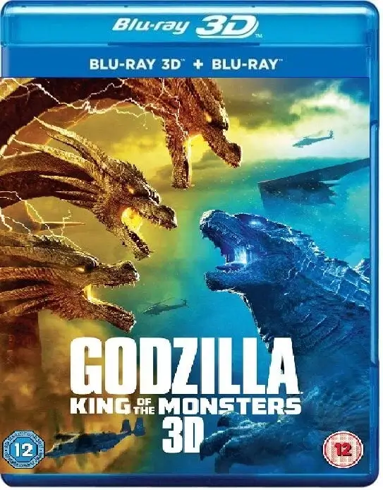 Godzilla King of the Monsters 3D Blu Ray 2019