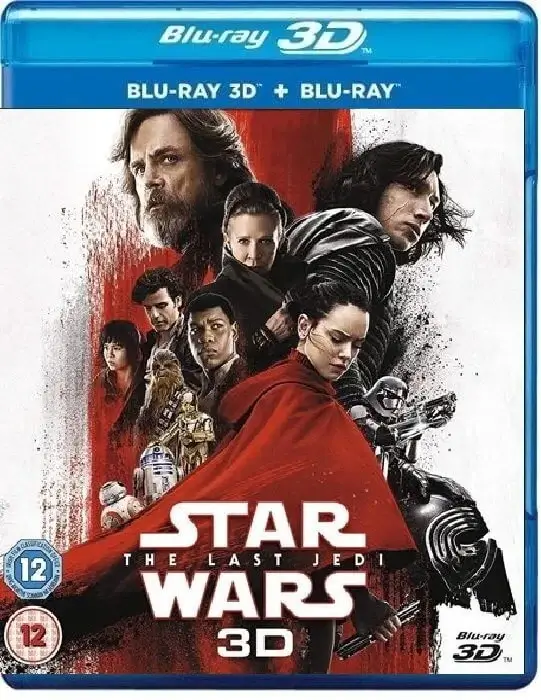Star Wars The Last Jedi 3D Blu Ray 2017