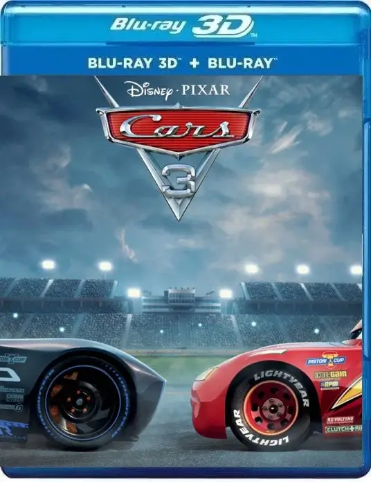 Cars 3 3D Blu Ray 2017