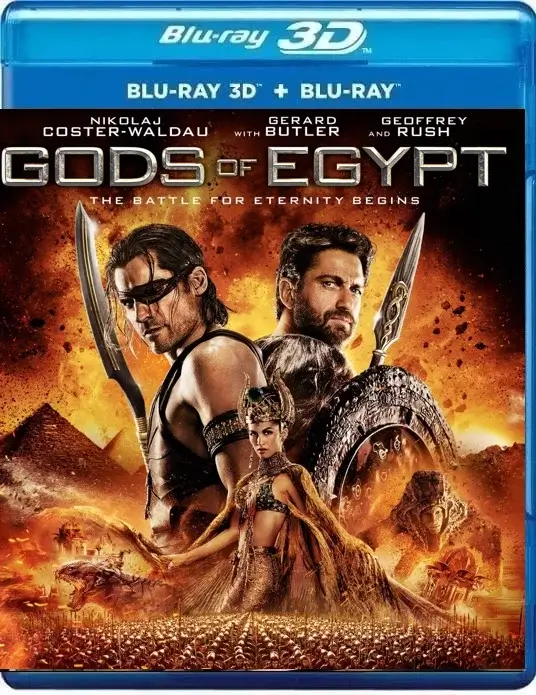Gods of Egypt 3D Blu Ray 2016