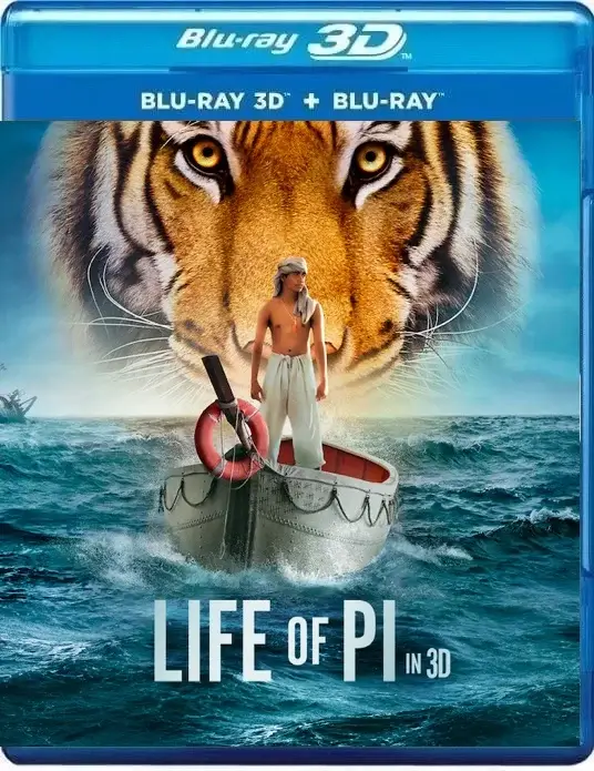 Life of Pi 3D Blu Ray 2012