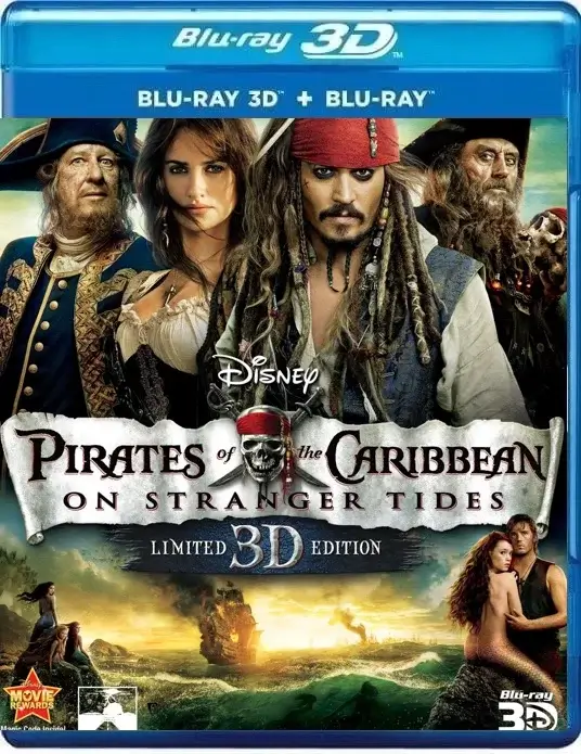 Pirates of the Caribbean: On Stranger Tides 3D Blu Ray 2011