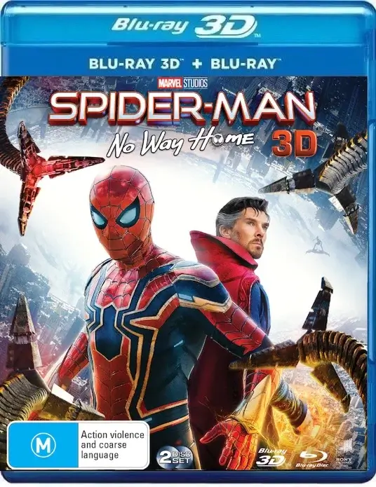 Spider-Man: No Way Home 3D Blu Ray 2021