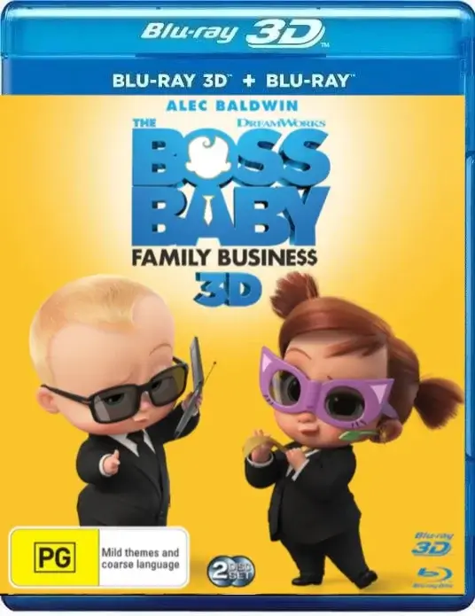 The Boss Baby Family Business 3D Blu Ray 2021