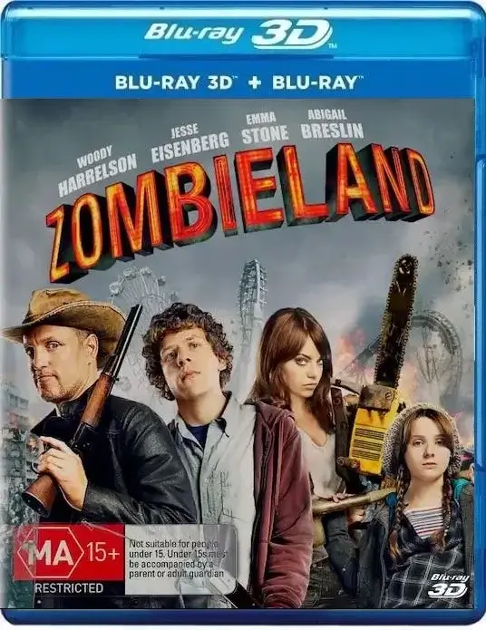 Zombieland 3D Blu Ray 2009