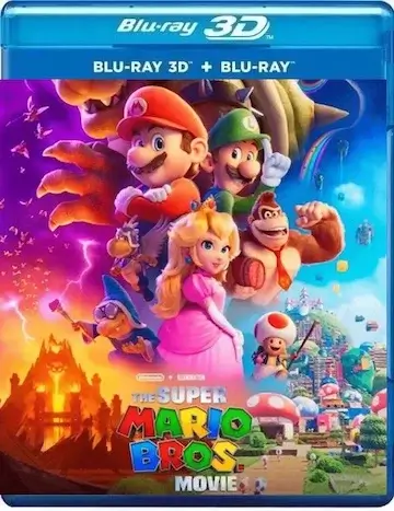 The Super Mario Bros. Movie 3D Blu Ray 2023