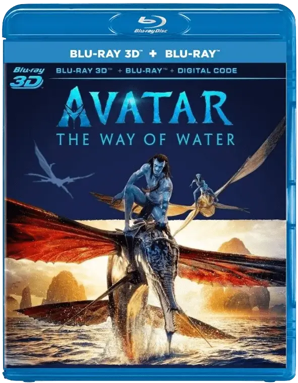 Avatar: The Way of Water 3D Blu Ray 2022