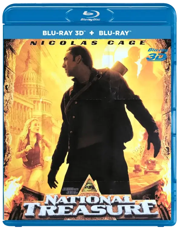 National Treasure 3D Blu Ray 2004