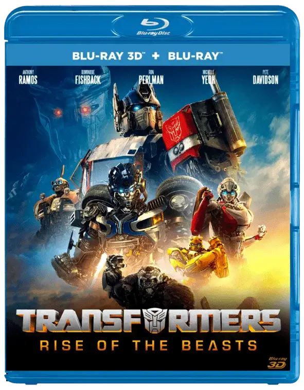 Transformers: Rise of the Beasts 3D Blu Ray 2023