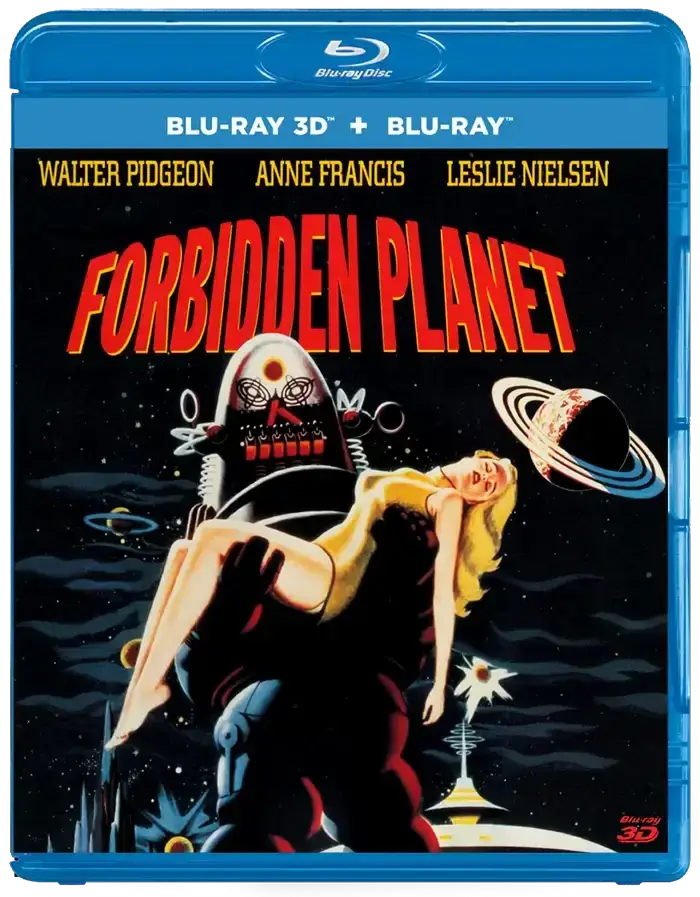 Forbidden Planet 3D Blu Ray 1956