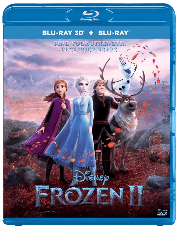 Frozen 2 3D Blu Ray 2019