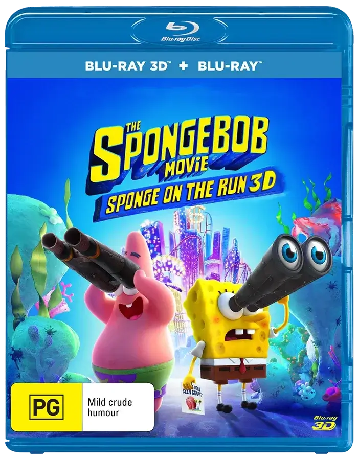 The SpongeBob Movie: Sponge on the Run 3D Blu Ray 2020