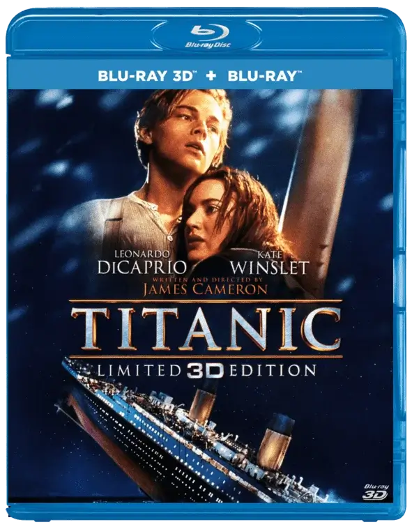 Titanic 3D Blu Ray 1997