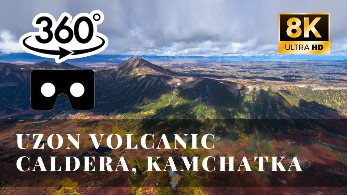 Uzon Volcanic Caldera, Kamchatka, Russia VR 360