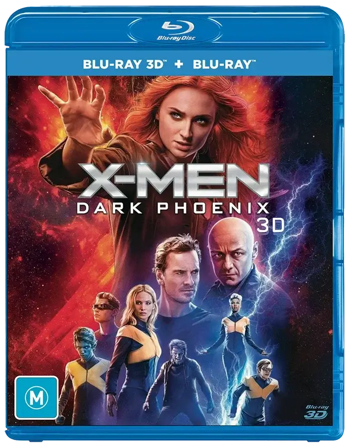 X-Men Dark Phoenix 3D Blu Ray 2019