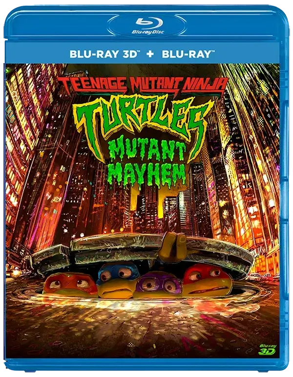 Teenage Mutant Ninja Turtles: Mutant Mayhem 3D Blu Ray 2023