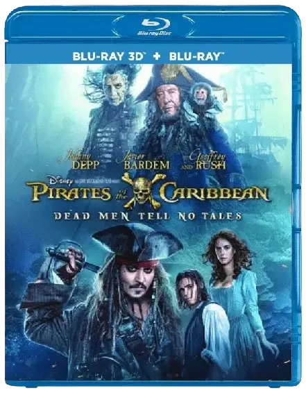 Pirates of the Caribbean: Dead Men Tell No Tales 3D Blu Ray 2017