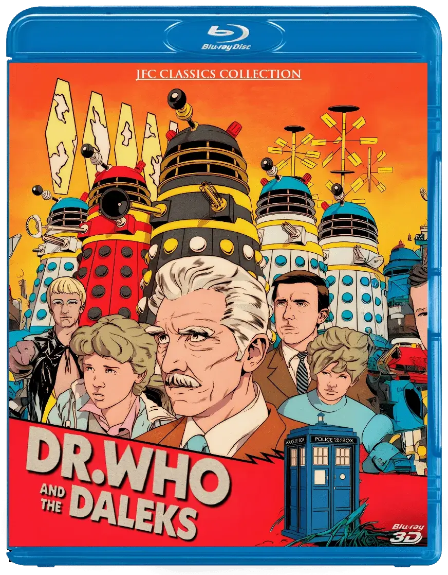 Dr. Who and the Daleks 3D Blu Ray 1965