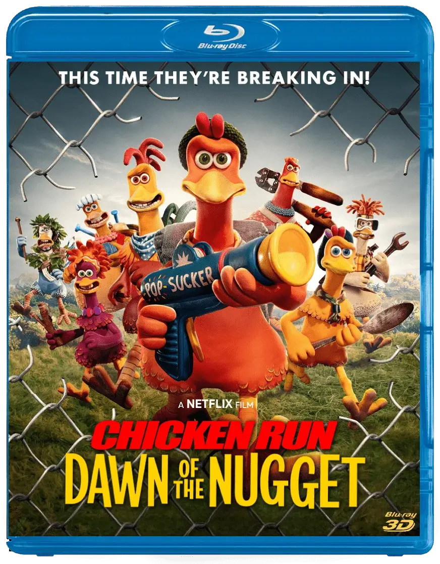 Chicken Run: Dawn of the Nugget 3D Blu Ray 2023