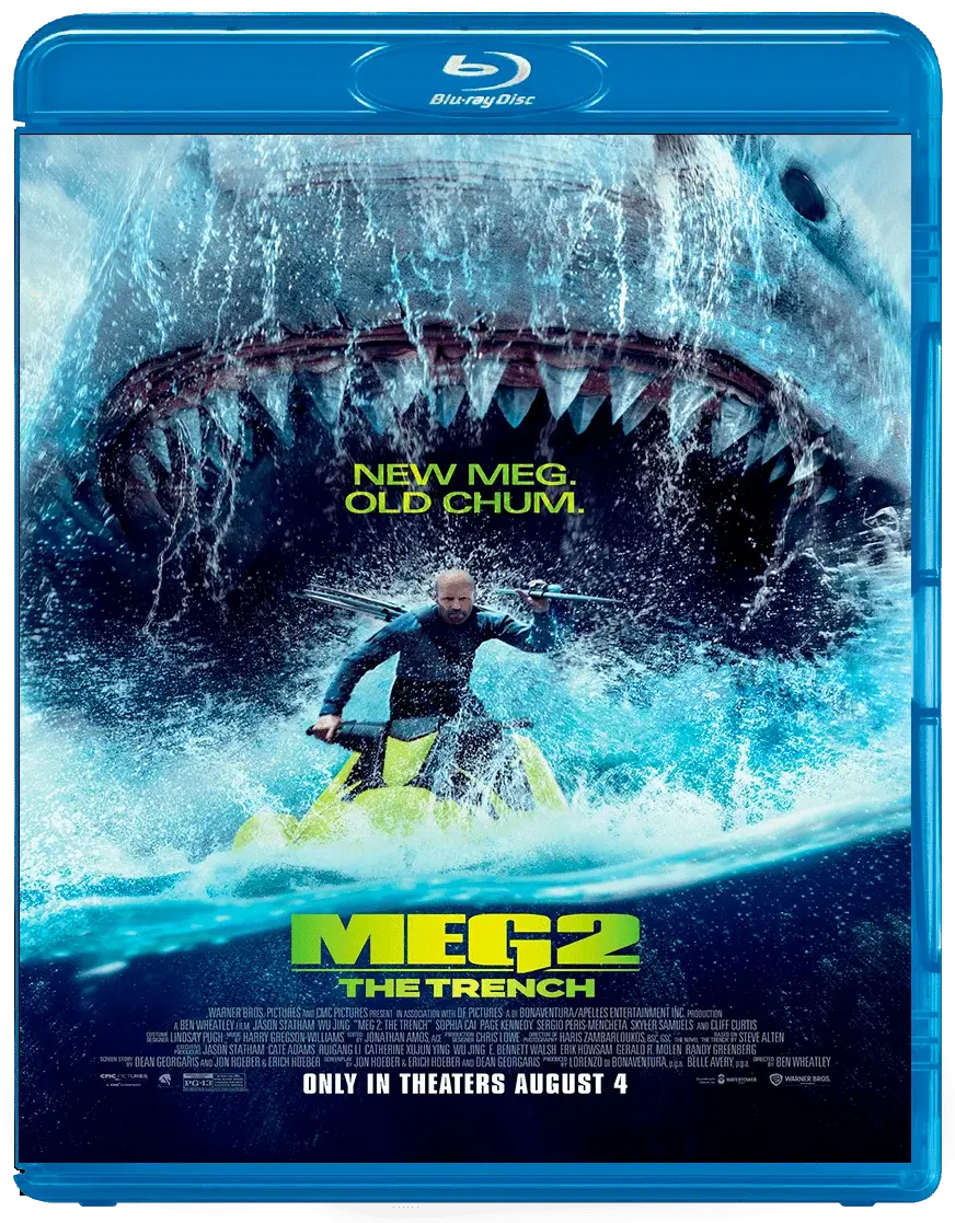 Meg 2: The Trench 3D Blu Ray 2023