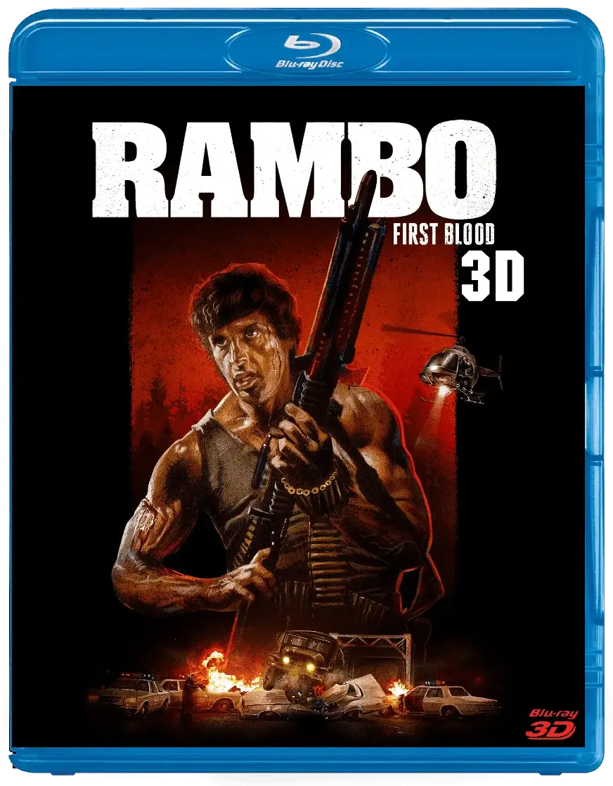 Rambo First Blood 3D Blu Ray 1982