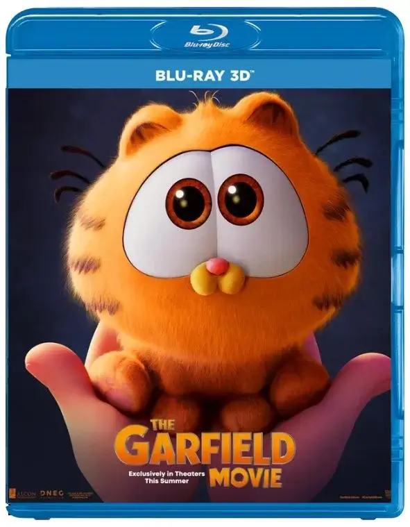 The Garfield Movie 3D Blu Ray 2024