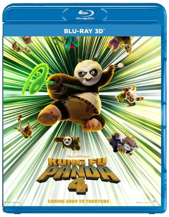 Kung Fu Panda 4 3D Blu Ray 2024