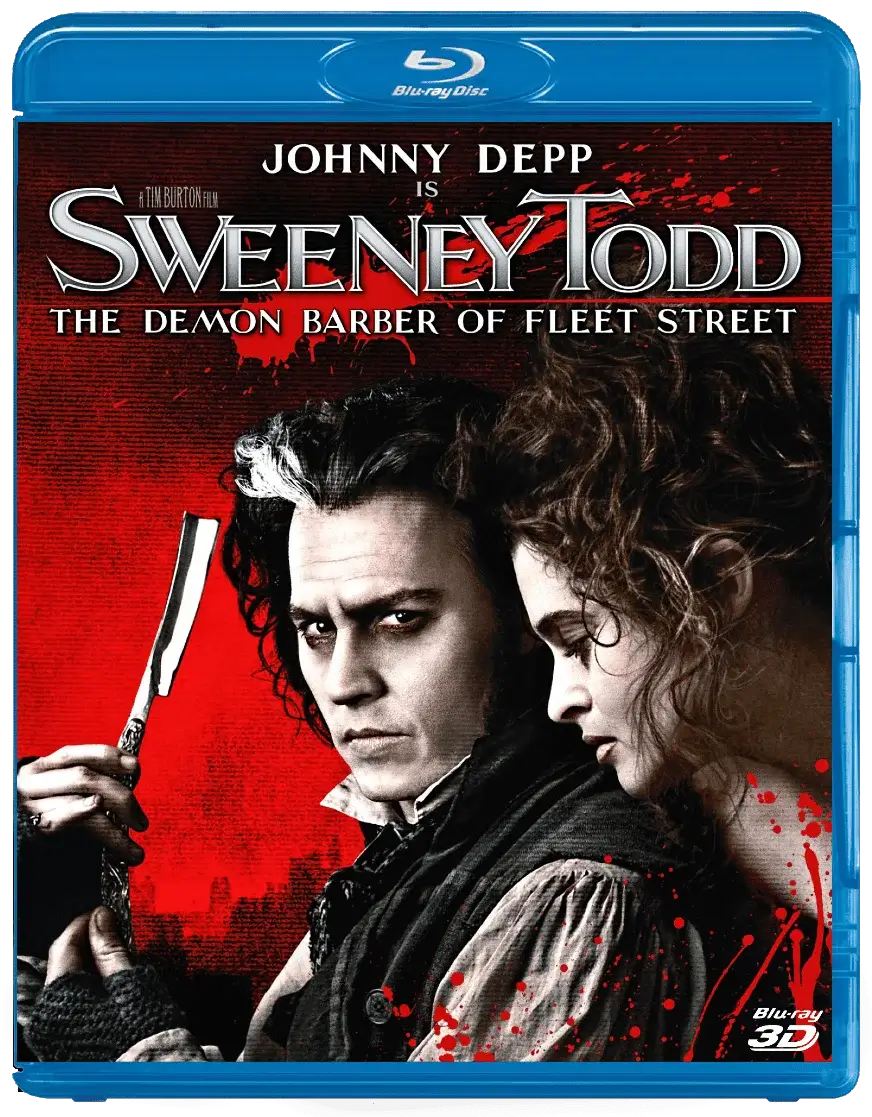 Sweeney Todd: The Demon Barber of Fleet Street 3D Blu Ray 2007