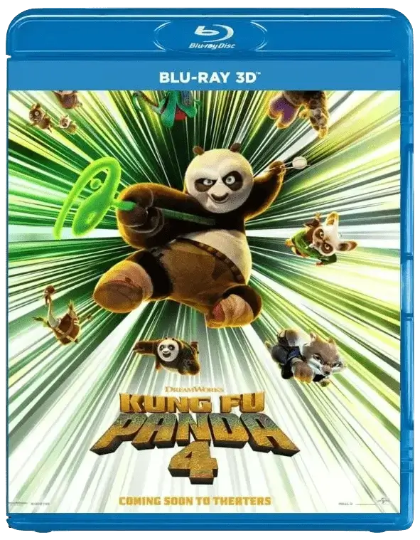 Kung Fu Panda 4 3D Blu Ray 2024