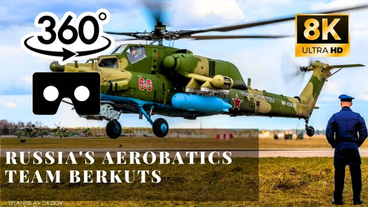 Russia's aerobatics team Berkuts VR 360