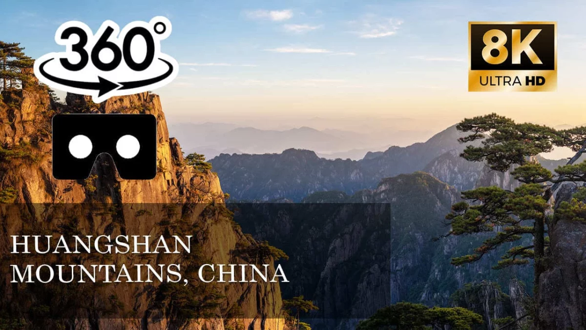 Huangshan mountains, China VR 360