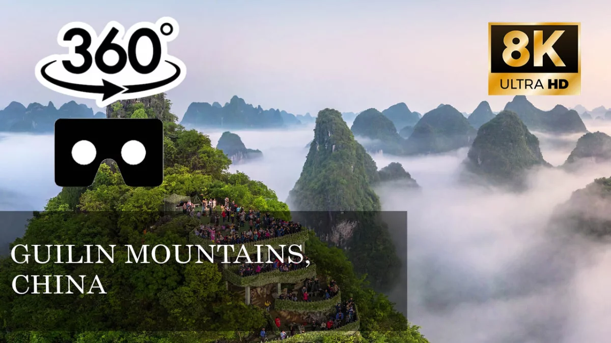 Guilin Mountains, China VR 360