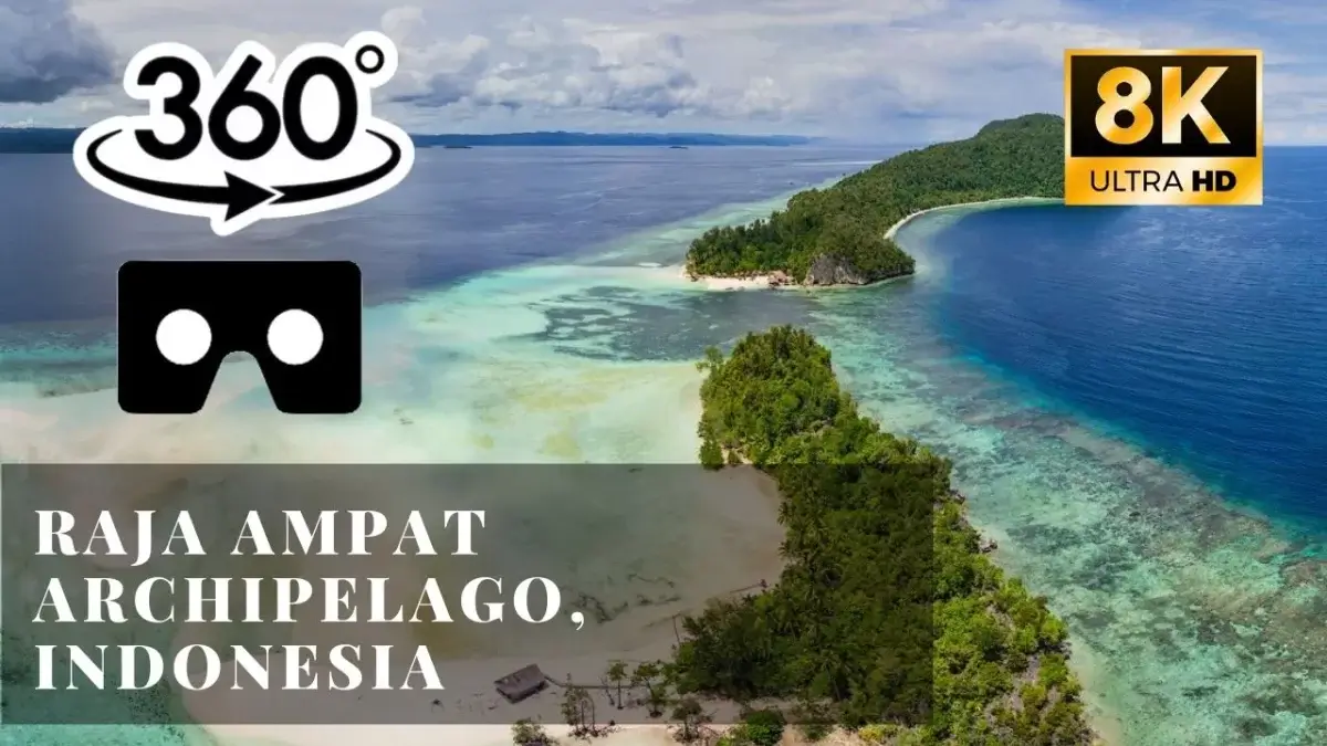 Raja Ampat archipelago, Indonesia VR 360