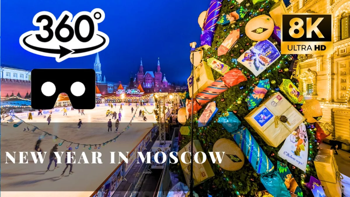 New Year in Moscow VR 360