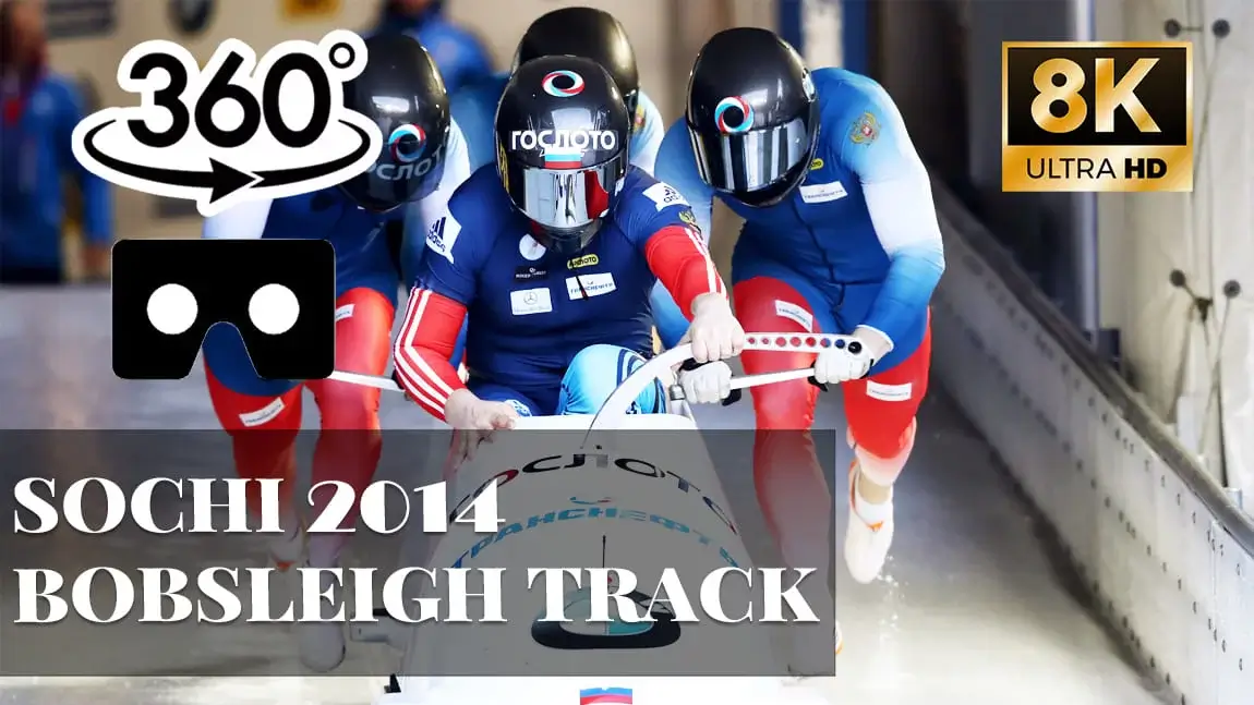 Sochi 2014 Bobsleigh Track VR 360