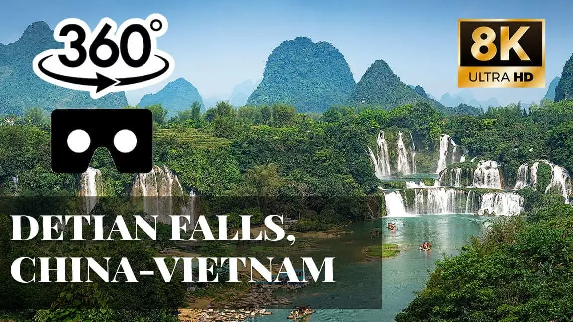 Detian Falls, China-Vietnam VR 360