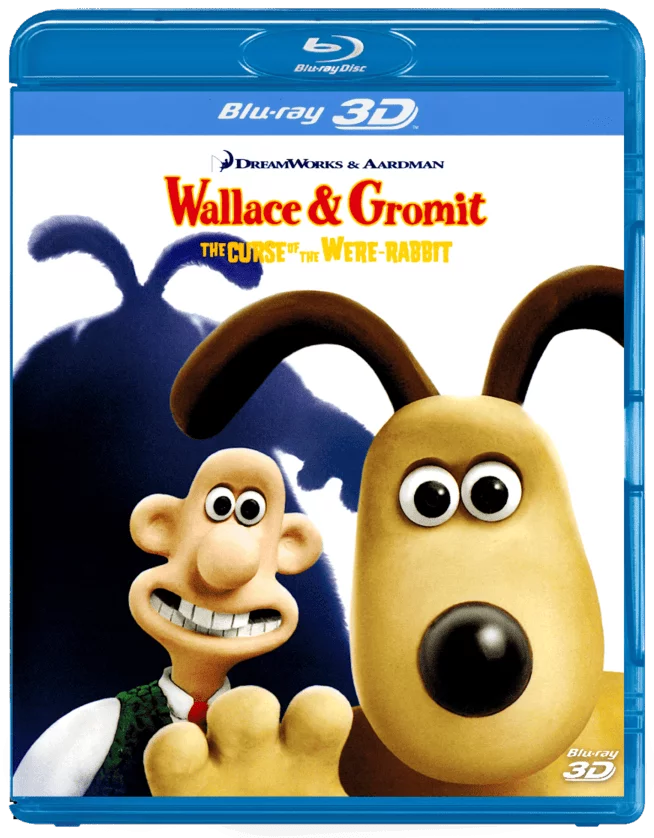 Wallace and Gromit: The Curse of the Were Rabbit 3D Blu Ray 2005